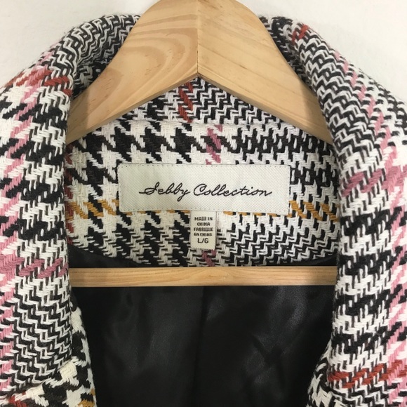 NWT Sebby Collection Glen Paid Two Button Coat - Picture 7 of 11